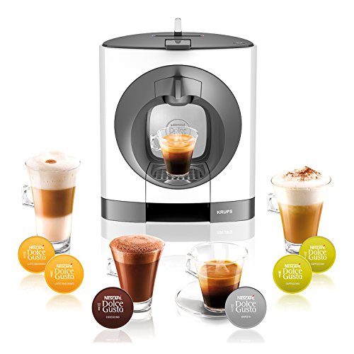 Krups Dolce Gusto KP1101 Oblo - Cafetera de Cápsulas, 15 Bares de Presión, color Blanco