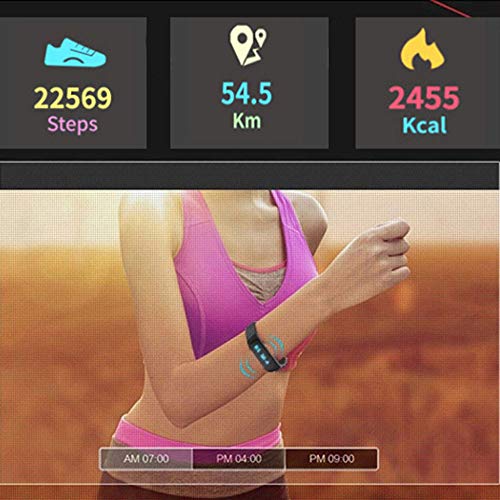 KS Pulsera Actividad Monitoreo de Calorías Fotografia a Distancia Ritmo Cardíaco Sueño Recordatorio de Horario Ip57 a Prueba de Agua Pulsera Inteligente,Mensaje de Empuje Chip Inteligente/blan