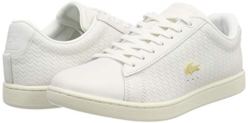 Lacoste Carnaby EVO 119 3 SFA, Zapatillas para Mujer, Marfil (Off Wht/Off Wht 18c), 38 EU