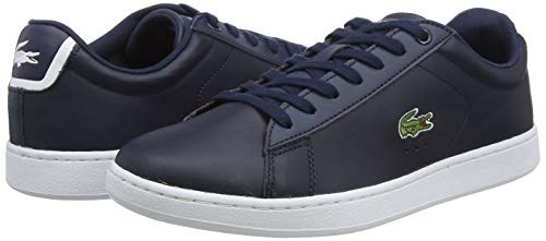 Lacoste Carnaby EVO BL 1 SPM, Zapatillas para Hombre, Azul (Navy), 43 EU