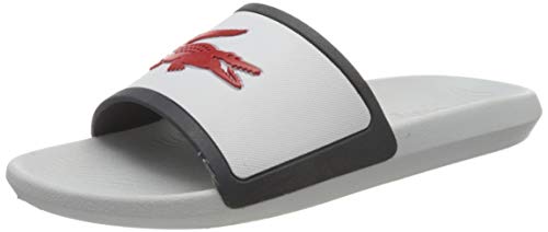 Lacoste Croco Slide TRI3 CMA, Zapatillas para Hombre, Blanco (Wht/Nvy/Red), 40.5 EU