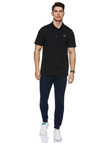 Lacoste L1230, Polo de Manga Corta para Hombre, Negro (Noir), S (Talla del fabricante: 3)