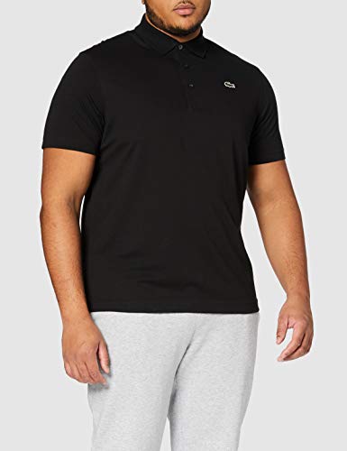 Lacoste L1230, Polo de Manga Corta para Hombre, Negro (Noir), S (Talla del fabricante: 3)