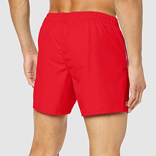 Lacoste MH6270 Pantalones Cortos, Rojo (Rouge/Marine), Small para Hombre