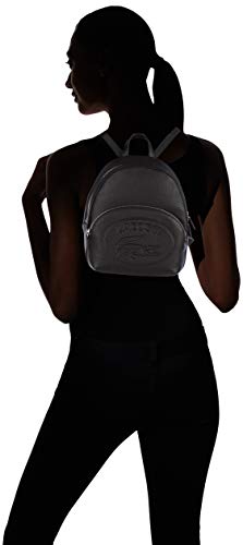 Lacoste NF3186, Mochila para Mujer, Negro, Talla única