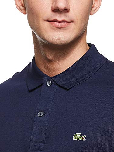 Lacoste PH4012, Polo Para Hombre, Azul (Marine), Medium (Talla del fabricante: 4)