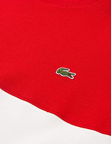 Lacoste Sh5185 Sudadera, Blanco (Farine/Rouge-Marine Avj), X-Small (Talla del Fabricante: 2) para Hombre