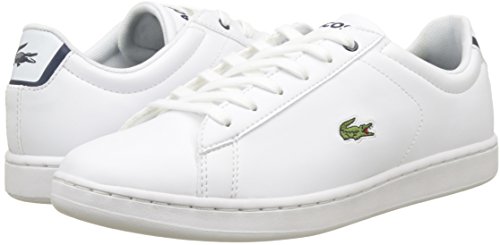 Lacoste Sport Carnaby EVO BL 1 SPJ, Bajos Infantil, Multicolor (Wht/nvy), 39 EU ( 5.5 UK )