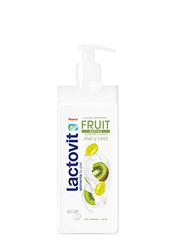 LACTOVIT leche corporal fruit antiox kiwi y uva piel normal-seca bote 400 ml