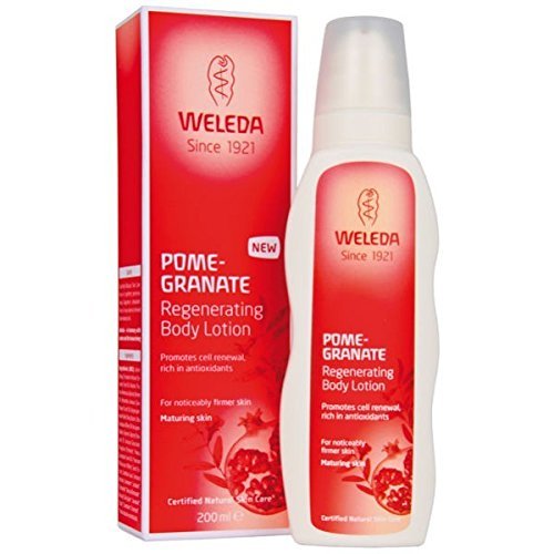 Leche Corporal de Granada, acción anti-edad - Weleda (200 ml) - Se envía con: muestra gratis y una tarjeta superbonita que puedes usar como marca-páginas!