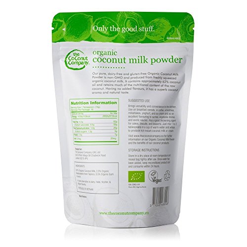 Leche de Coco en Polvo 100% Sin Lactosa 250g - The Coconut Company