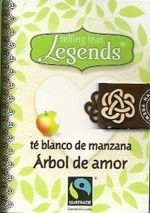 Legends té blanco con manzana una caja contenido 24 bolsas