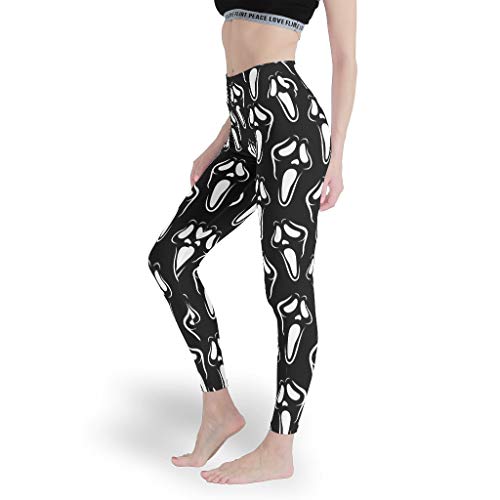 Leggings para mujer, diseño de Halloween Ghost Wow, supercomodidad, con polainas de entrenamiento para juegos blanco XXL