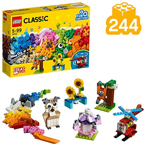 LEGO Classic - Ladrillos y Engranajes, Juguete de Construcción Creativo y Educativo para Niñas y Niños de más de 5 Años (10712)