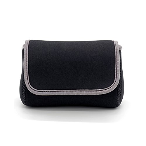 LENTION Funda blanda, Electronics Organizador Bolsa para MacBook Accesorios (portátil ratón/adaptador de alimentación/cables/accesorio de móvil/SSD/HDD Enclosure/banco de la energía) - Gris Oscuro