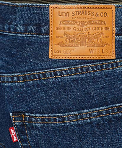 Levi's 502 Regular Taper Jeans, Azul (Stonewash 95978 0182), 33W / 32L para Hombre