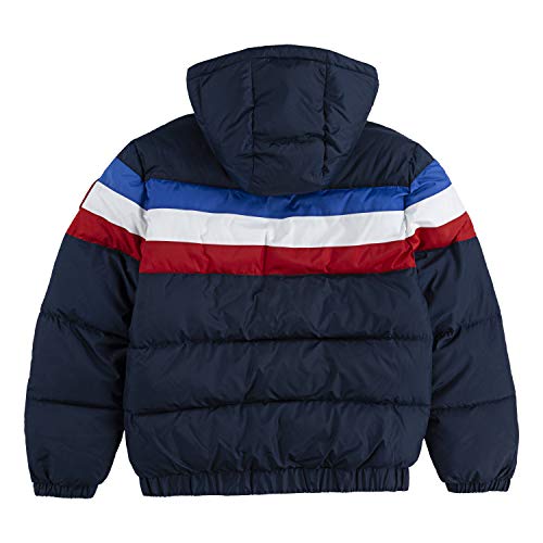 Levi's Puffer Jacket Chaqueta aislada, Vestido Blues Rayas, 4 años para Niños