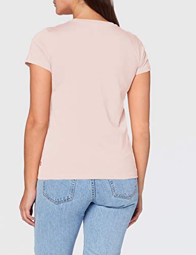 Levi's The tee Camiseta, Logotipo de la Serie Sepia Rose, L para Mujer