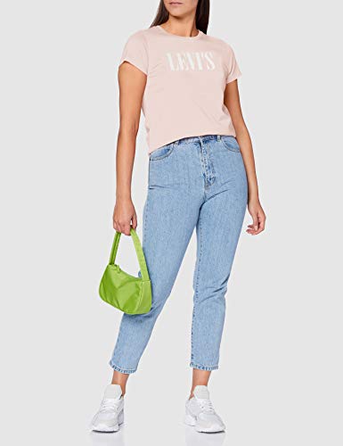 Levi's The tee Camiseta, Logotipo de la Serie Sepia Rose, L para Mujer