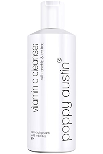 Limpiador Facial con 15% Vitamina C – GIGANTE 240ml – Vegano, Cruelty-Free, Orgánico - Mejor Cara la Ropa para Acné, Grasas, Sensible & Piel Seca – con Escaramujo, Teebaumöl & Aloe Vera