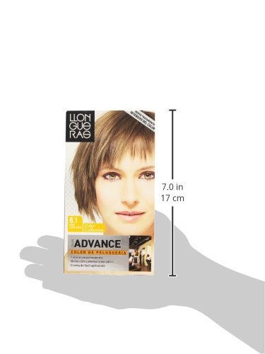 Llongueras Advance Tinte de Cabello Permanente Tono #8.1 Rubio Claro Ceniza