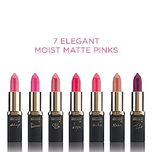 L'Oréal Paris Collection Exclusive Pink Blake Barras de labios, Tono: 24