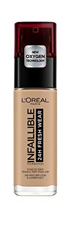 L'Oréal Paris - Fond de Teint Fluide Infaillible 24h Fresh Wear - Tous Types de Peaux - Teinte : Beige Éclat (150) - 30 ml