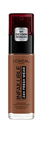 L'Oréal Paris Make-up designer París Infallible 24H Fresh Wear Base de Maquillaje de Larga Duración (Tono 365 Doré Foncé), 30 ml