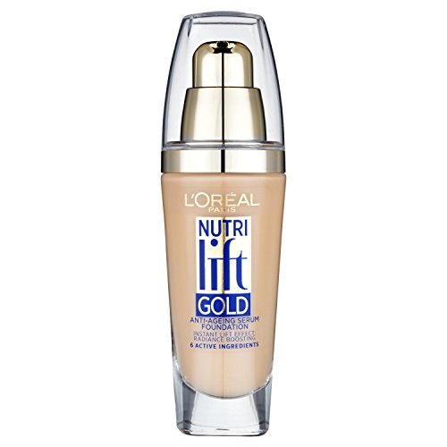 L'Oréal Paris - Nutri lift gold, maquillaje anti - edad, tono 150 creamy beige, 25 ml