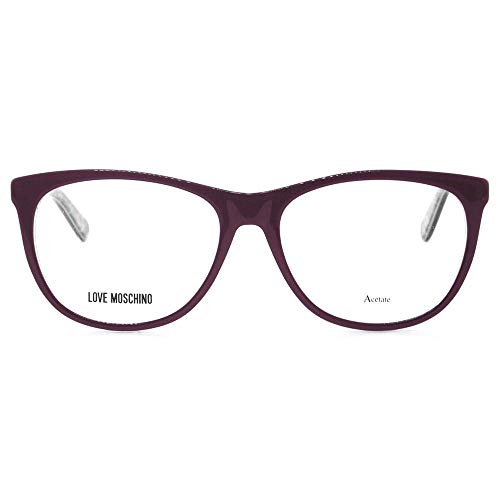 Love Moschino Gafas de vista mujer Plum brillante MOL524 0T7 53-16-145