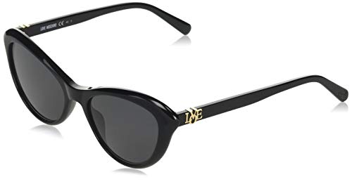 Love Moschino MOL015/S Gafas de sol, Negro (Black), 53.0 para Mujer