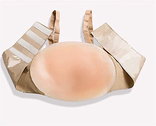 LSHUNYDE Gel de silicona material falso vientre embarazada de estómago artificial, embarazo artificial Bump Jelly Belly desnuda de color para Crossdresser unisex cosplay, 7To8Months,9to10months