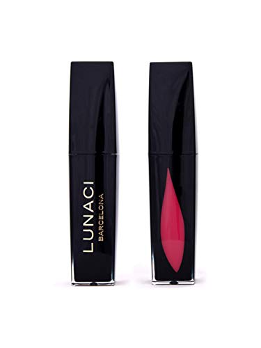 Lunaci Barcelona Barra de Labios Líquida Velvet Efecto óptico Volumizing, hypoallergenic TEXTURA NO ESTÉTICA, GRAN FIJACIÓN, SIN PARABENOS (Summer Pink 02-V)