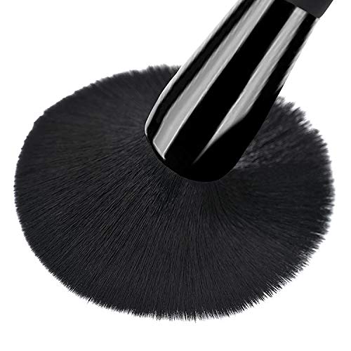 LUNACI Barcelona Brochas Maquillaje profesional 9 Piezas, Set de Brochas de Maquillaje Con La Proteína Natural (Caseína, Soja), Suave de Alta Calidad, Con Diamante brillo y Bolsa, Make Up Brush Set