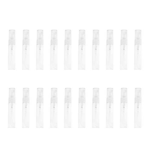 Lurrose - 20 Botellas de espray de 5 ml rellenables para perfumes, vacías, para Maquillaje, pulverizador, envases de Viaje para cosméticos