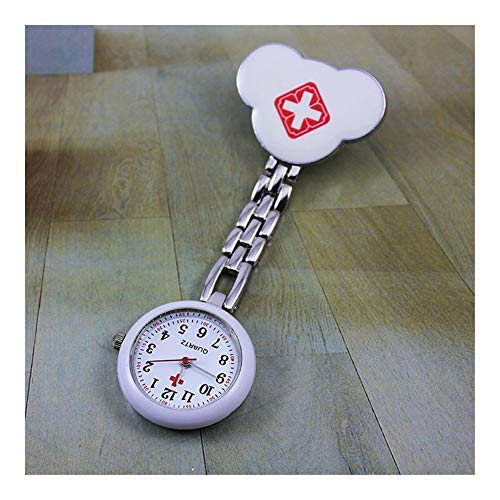 LYF Dedicada enfermera reloj de bolsillo de los hombres y las mujeres reloj de bolsillo de pecho de silicona reloj clip de la batería escuela de medicina electrónica higiénico lindo reloj de cuarzo Re