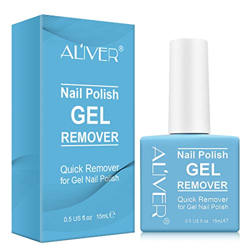 Magic Nail Polish Remover, Professional Soak-Off Gel Nail Polish Remover, Non-Irritating, Easily & Quickly Nail Polish Remover, Protect Your Nails, 15ML