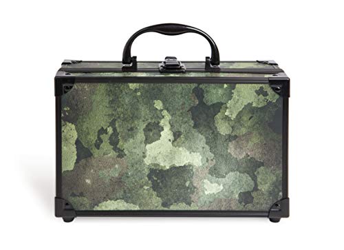 Magic Studio Camouflage Perfect Traveler Makeup Case With Eyeshadow, Powder And Blush, Lipstick, Nail Polish, Eyeliner And Lipstick