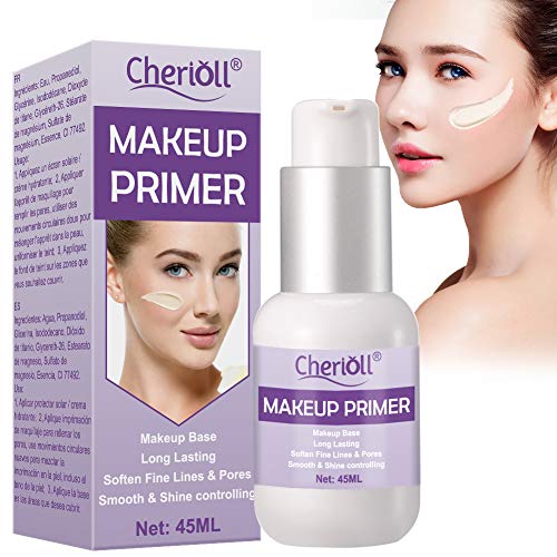 Maquillaje Primer, Pore Primer, Imprimaciones De Larga Duración,Tez Uniforme, Reduce Las Líneas Finas Y Los Poros, Equilibra Tono Piel