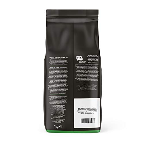 Marca Amazon - Happy Belly Select Café de tueste natural ecológico en grano - certificado UTZ, 2x1kg