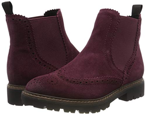 Marco Tozzi 2-2-25817-23, Botas Chelsea para Mujer, Rojo (Bordeaux 549), 39 EU