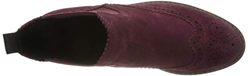 Marco Tozzi 2-2-25817-23, Botas Chelsea para Mujer, Rojo (Bordeaux 549), 39 EU