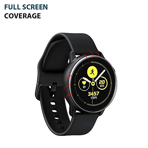 MASCHERI Protector de Pantalla para Samsung Galaxy Watch Active 2 (40mm) / Samsung Galaxy Watch Active, [6-Unidades] Humedecido Instalacion [Anti-Bubble] HD Flexible Film para Samsung Watch Active