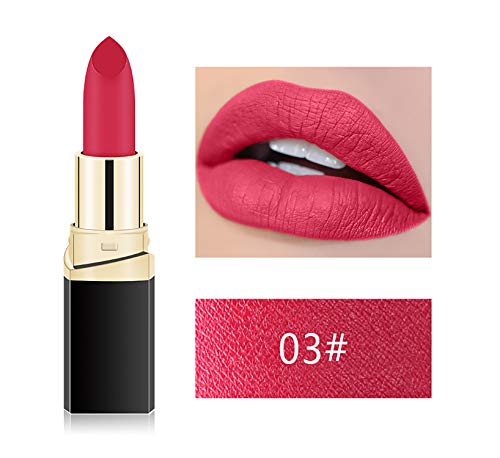 Matte Lipsticks Set(4PCS/Set), Nude Moisturizer Smooth Lip Stick, Waterproof Long Lasting Lipsticks