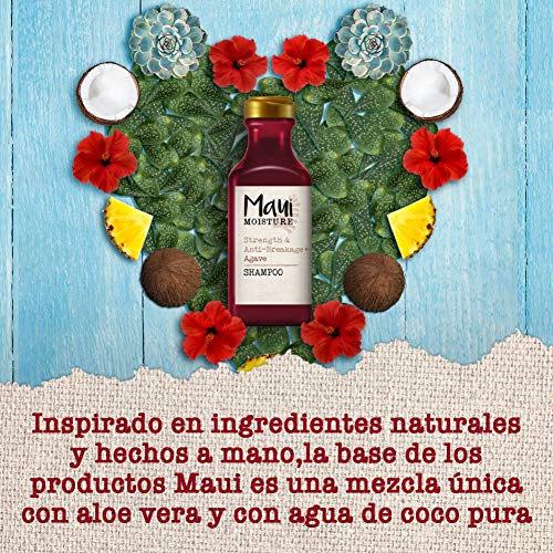 Maui Moisture, Champú Fuerza Anti Quiebre, Néctar de Agave, 385 ml