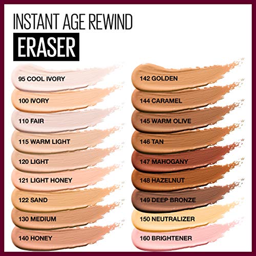 MAYBELLINE - Instant Age Rewind Eraser Dark Circles Treatment Concealer 130 Medium - 0.2 fl. oz. (6 ml)