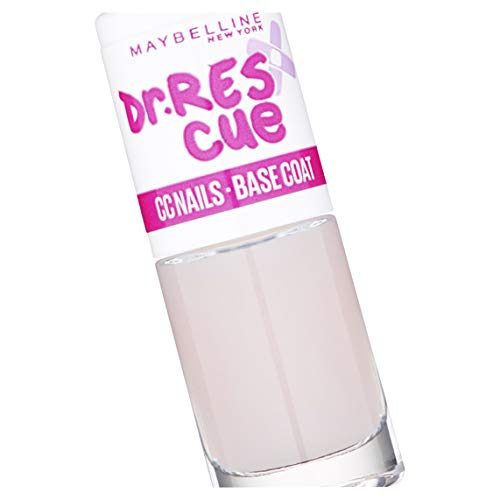 Maybelline New York Dr.Rescue CC Nails Base Coat, Esmalte de Uñas