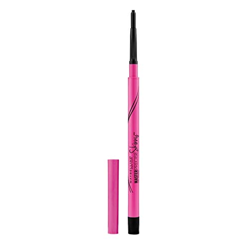 Maybelline New York - Lápiz Perfilador de Ojos Negro en Gel Master Precise Skinny, Tono Negro