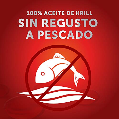 Megared Omega 3 - Aceite de Krill Complemento Alimenticio sin Regusto a Pescado 30+ 10 cápsulas gratis