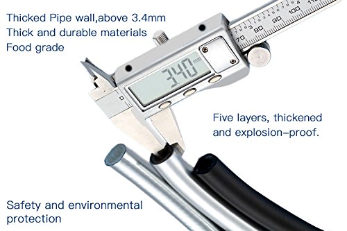 MEIKONG Manguera de Ducha 1,50 m Flexible Manguera Universal G 1/2 Para Todas Las Flexo con Protección Contra Dobladuras y Apariencia Metálica Diámetro 35 mm Con Conector de Latón Macizo